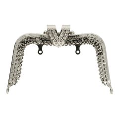 Taschenverschluss Metall 12,5cm - 3Stk