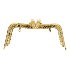 Taschenverschluss Metall 16,5cm - 3Stk