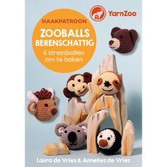 Haakboek Zooballs Berenschattig stressbal- L. de Vries - 1st