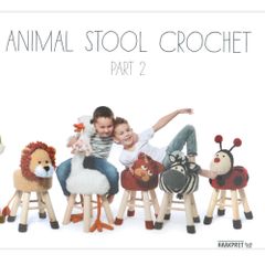 Animal stool crochet 2 UK - Anja Toonen - 1pc