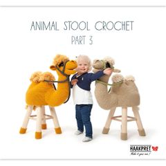 Animal stool crochet 3 UK - Anja Toonen - 1Stk