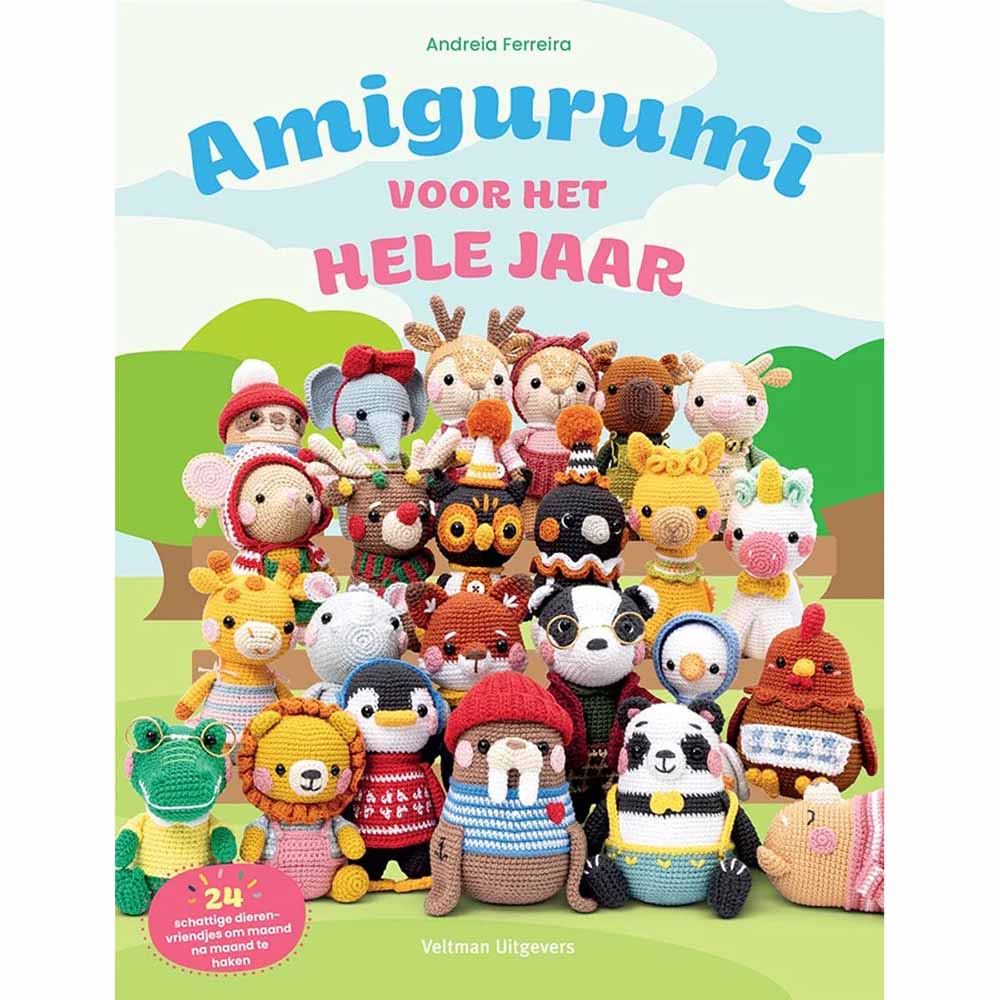 Een jaar vol met amigurumi vriendjes - A. Ferreira - 1Stk