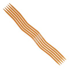 Addi CrasySnake d.point. knit. ndls orange 15cm 2.50mm- 1pc