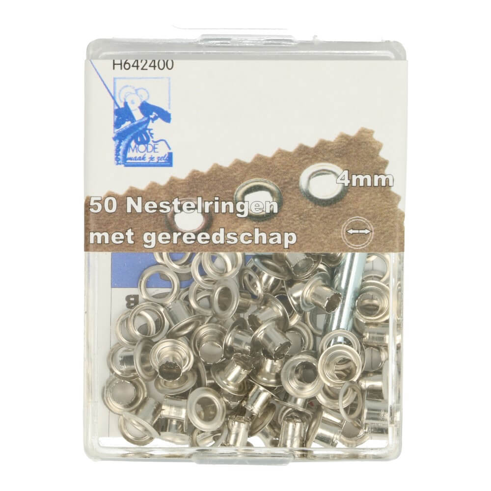 MMJZ Nestelringen met gereedschap 4mm - 5st - NI