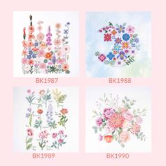 DMC Kruissteek kit bloemen - 1st