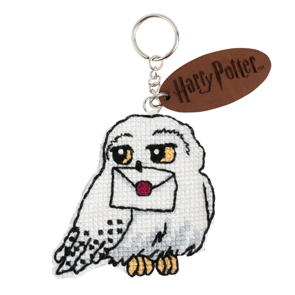 DMC H. Potter Kruissteekkit sleutelhanger 6x6cm Hedwig - 1st