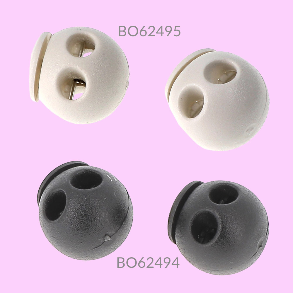 Bohin Koordstopper 2-gaats - 18x19mm - 1x2st