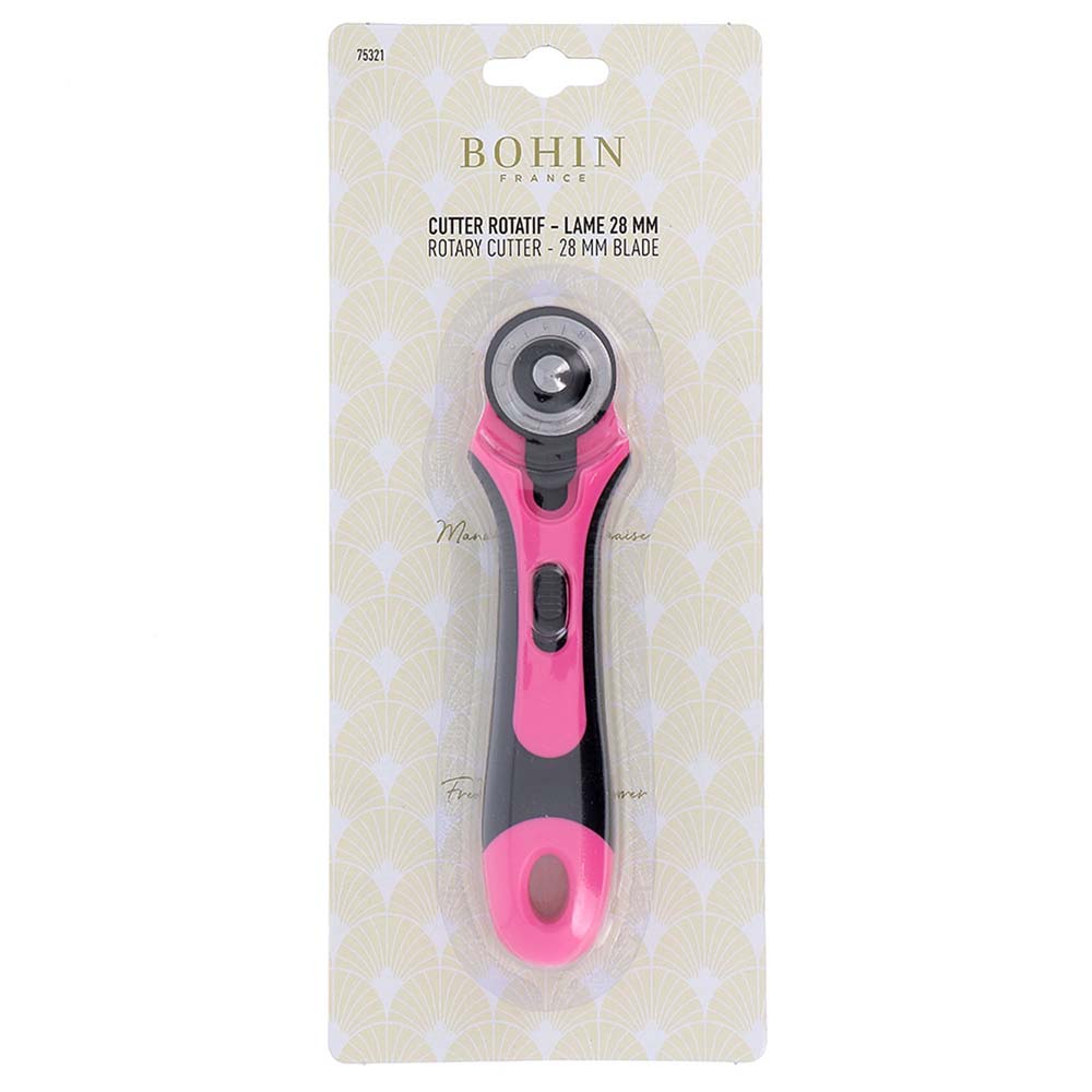 Bohin Rolmes 28mm roze - 1st