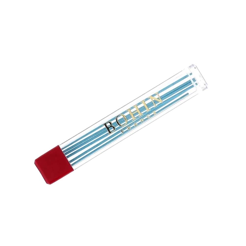 Bohin Navulling extra fijn voor krijtpotlood blauw - 1x6st