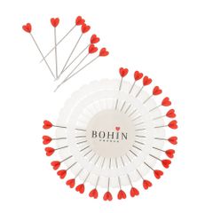 Bohin Kopspelden 38x0,60mm hart rood - 1x30st