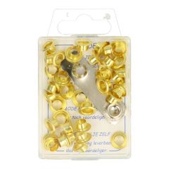 MMJZ Ösen+ Werkzeug 5½-40 3,95 - 5 Dosen - Gold