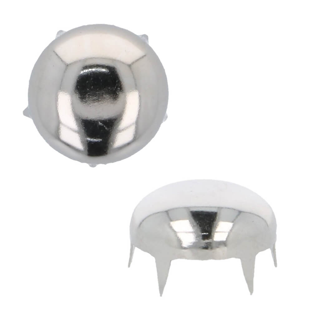 MMJZ Glamour studs round 10mm - 5x20pcs - SI