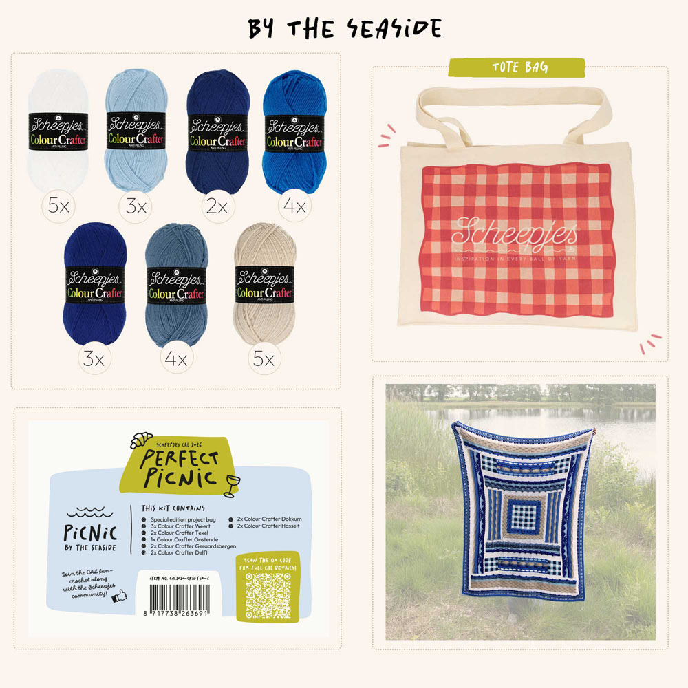 Scheepjes CAL2026 kit Colour Crafter - Seaside - 1st