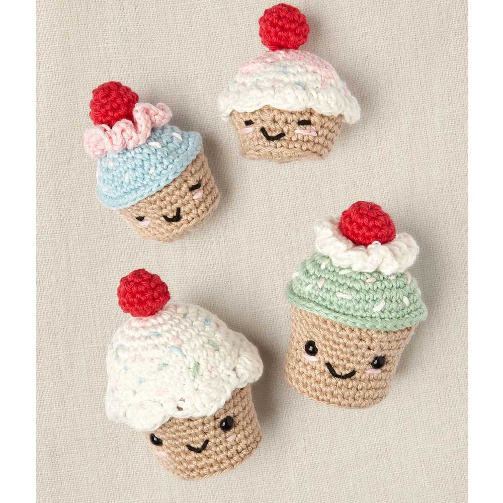 DMC Amigurumi kit snacks haken - Cupcakes - 1st