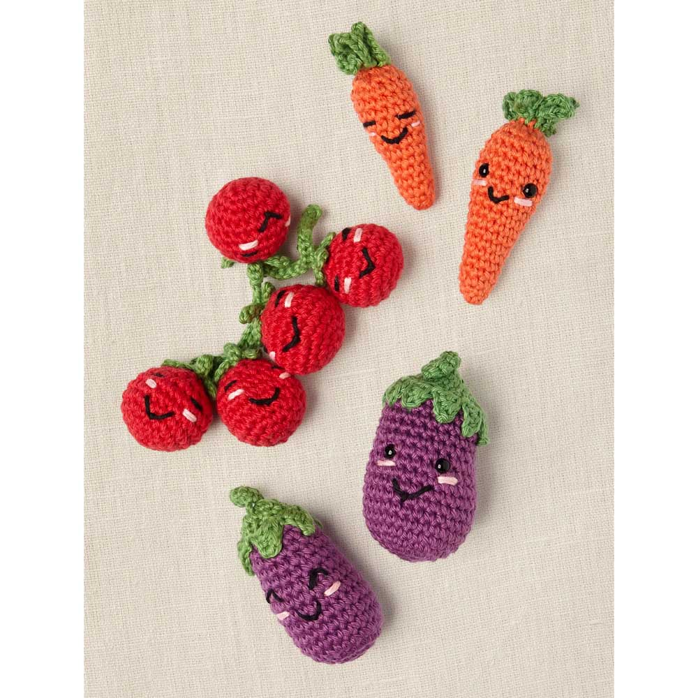 DMC Amigurumi kit snacks haken - Veggie - 1st