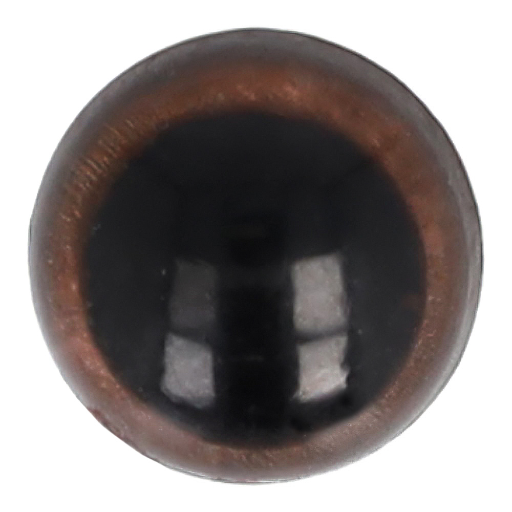 Crafties Safety eyes 8mm brown - 5 pairs - 5pcs