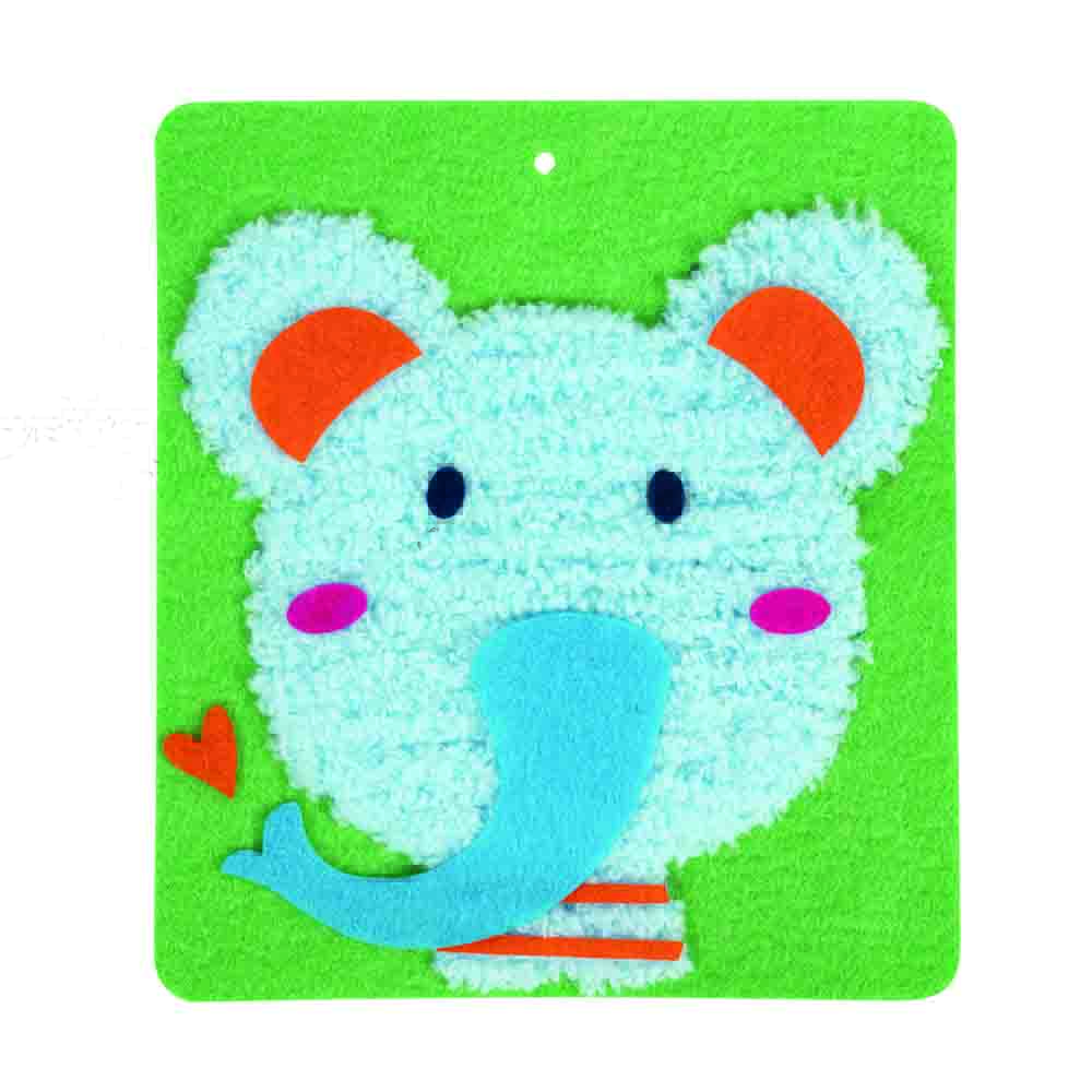 DMC Kids Kit Stitched felt kit Elephant 17.5x19.5cm - 1pc