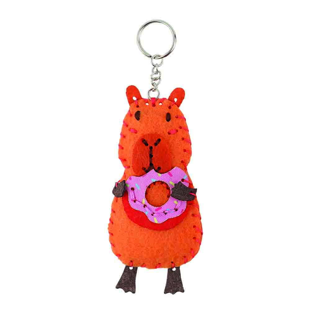 DMC Kids Kit Stitched felt kit keyring Munchy the C. 14x7cm -1pc