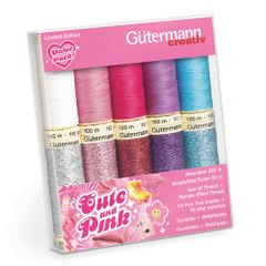 Gütermann Cute and Pink Sewing thread set 5x100m-5x50m - 1pc