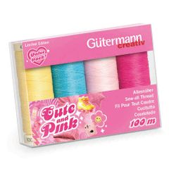 Gütermann Cute and Pink Sewing thread set 4x100m - 1pc