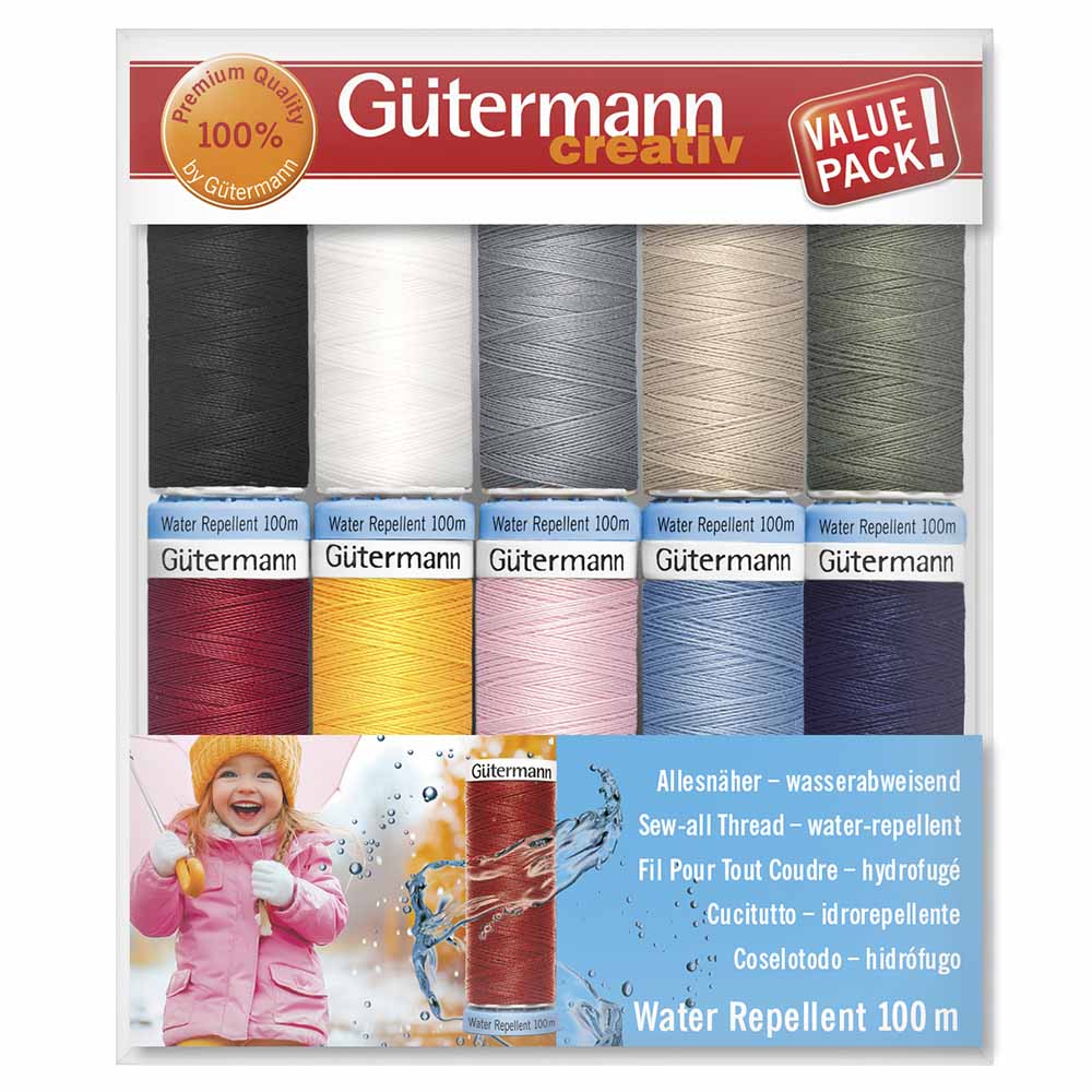 Gütermann Allesnaaigarenset water repellent 10x100m - 1st