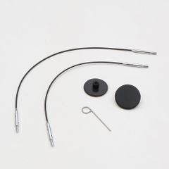 KnitPro Mini cable set 27 and 30cm black - 1pc