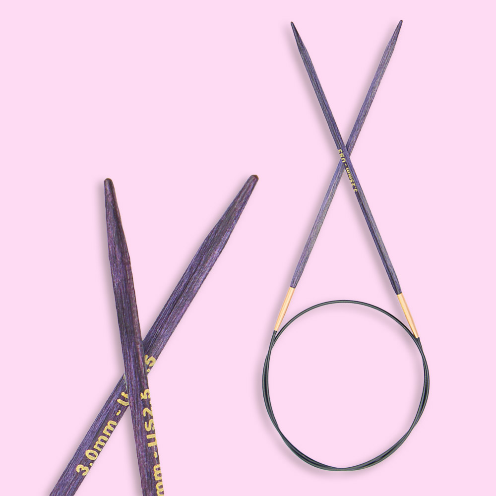 KnitPro J'adore Cubics Rondbreinaalden 100cm 3-8mm - 1st
