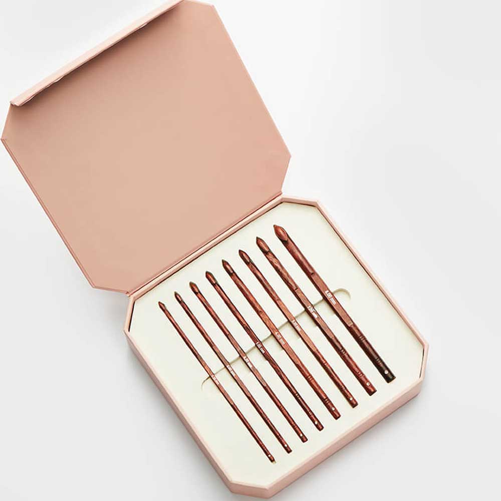 KnitPro Symfonie Rose Wood haaknaaldenset 3.50-8.00mm - 1st