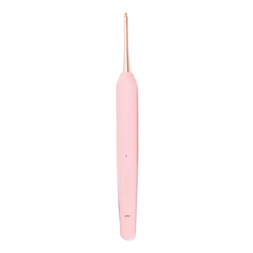 KnitPro Crochet hook Vybe alum. 2.50mm rose gold - 1pc
