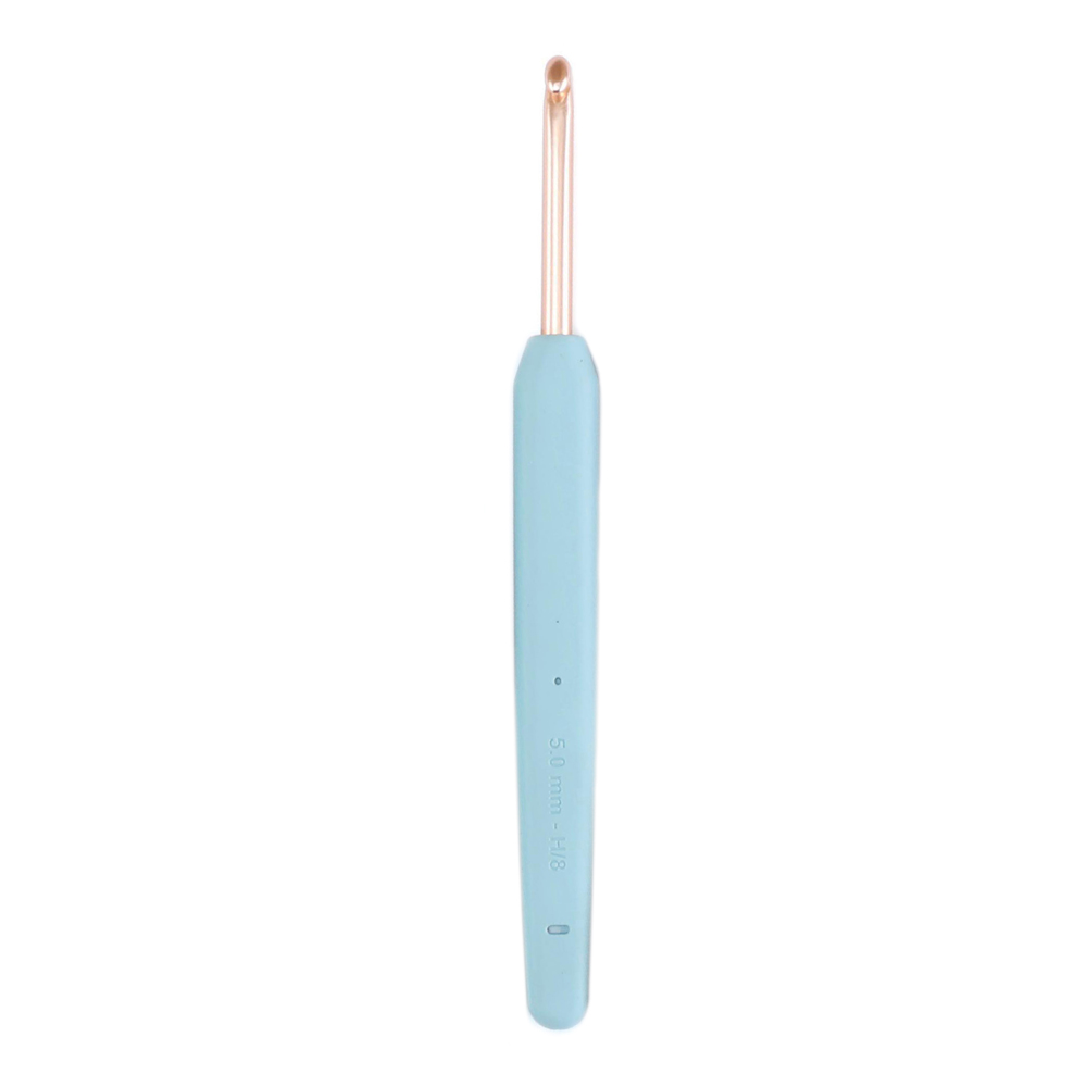 KnitPro Crochet hook Vybe alum. 5.00mm rose gold - 1pc