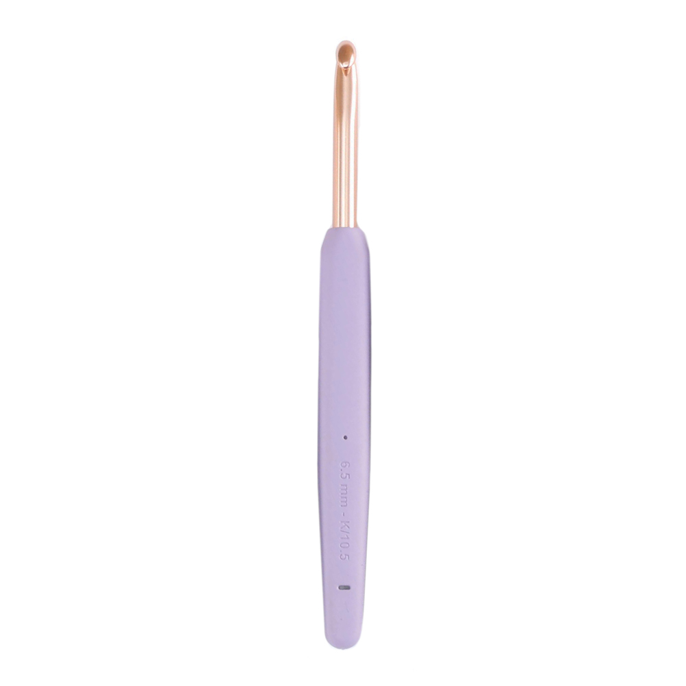 KnitPro Crochet hook Vybe alum. 6.50mm rose gold - 1pc