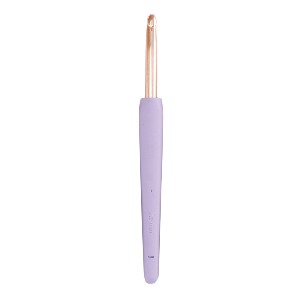 KnitPro Crochet hook Vybe alum. 7.00mm rose gold - 1pc