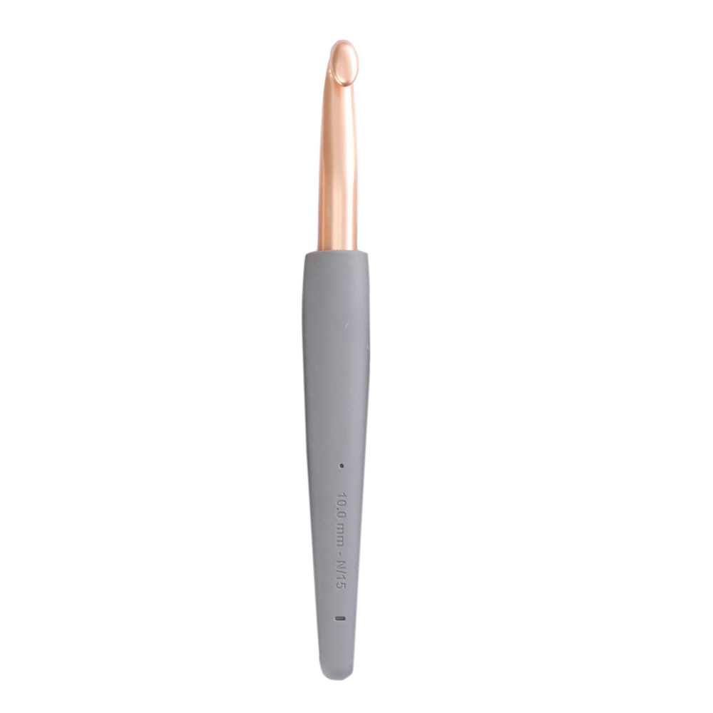 KnitPro Crochet hook Vybe alum. 10.00mm rose gold - 1pc