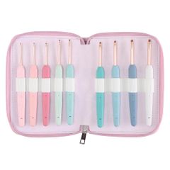 KnitPro Crochet hook Vybe alum. set rose gold - 1pc