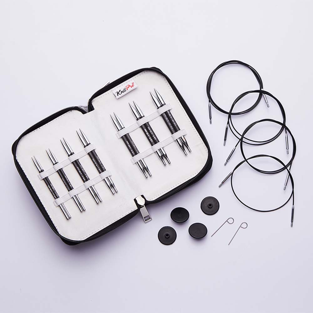 KnitPro Karbonz spec.verw.breip. 10cm 3-8mm set Midi - 1st