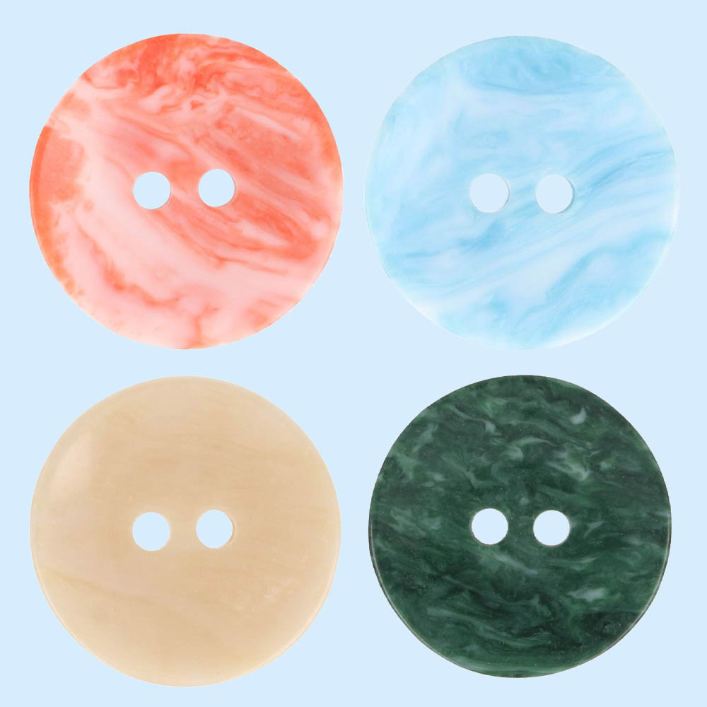 Milward Knoop gemeleerd 2-gaats 20mm - 1x7st