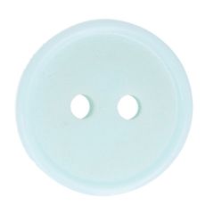 Milward Nylon button round 15mm babyblue - 1x6pcs