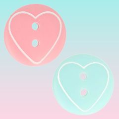 Milward Knoop 2-gaats hart 15mm - 1x9st