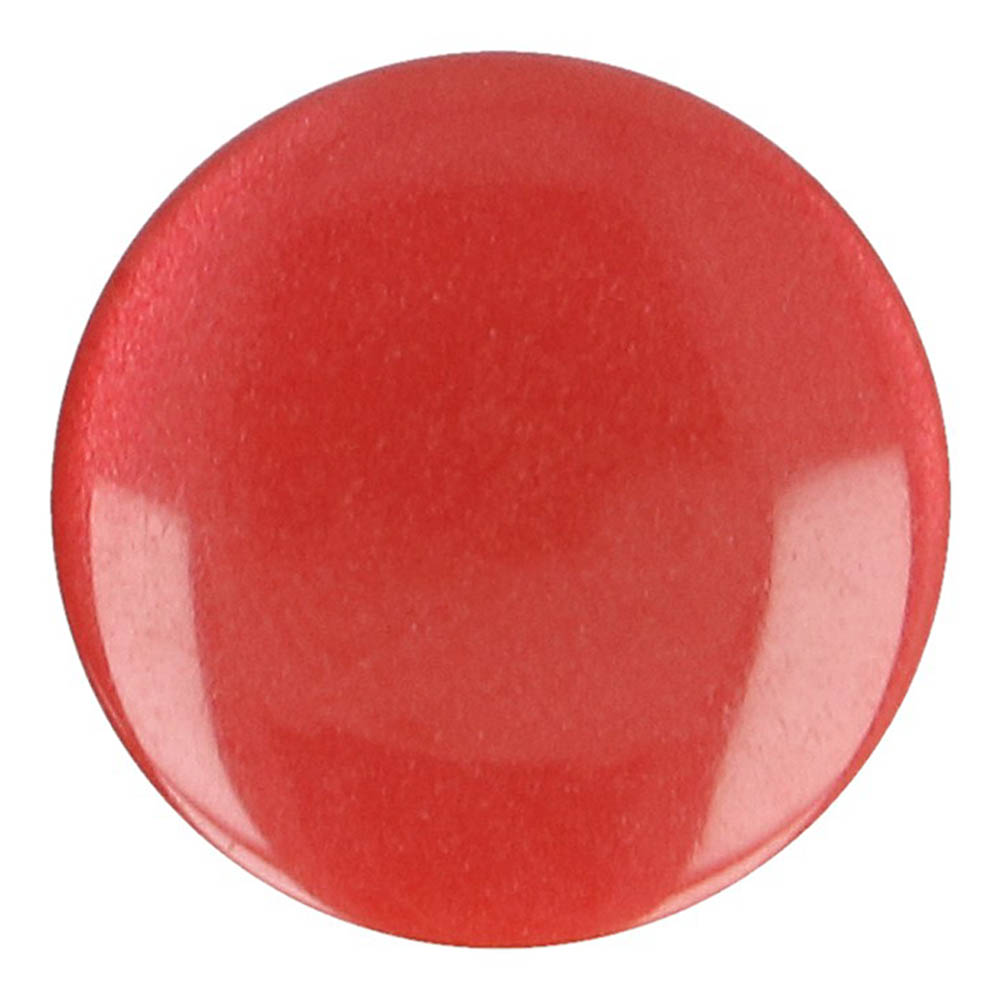 Milward Button dot 14mm red - 1x6pcs