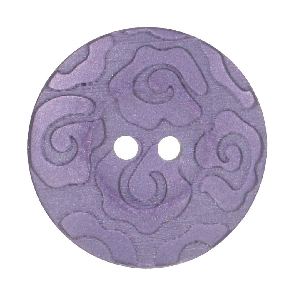 Milward 2-hole button 18mm purple - 1x7pcs