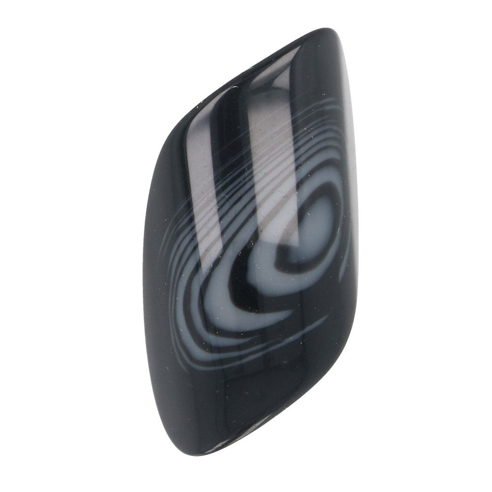 Milward Button 40mm black-marble - 1x3pcs