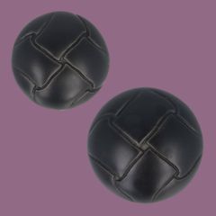 Milward Button faux leather 15-20mm black