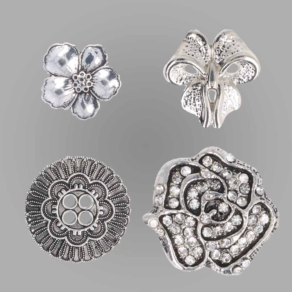 Milward Knoop bloem antiek 15-36mm