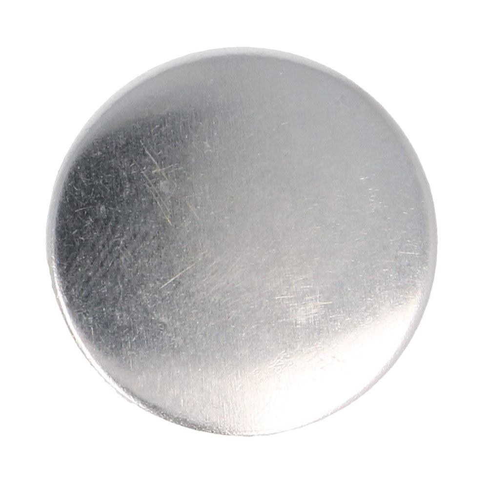 Milward Blazer button metal 19mm silver - 1x6pcs