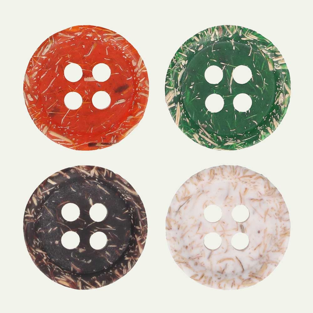 Milward Knoop 4-gaats kokos 15mm - 1x8st