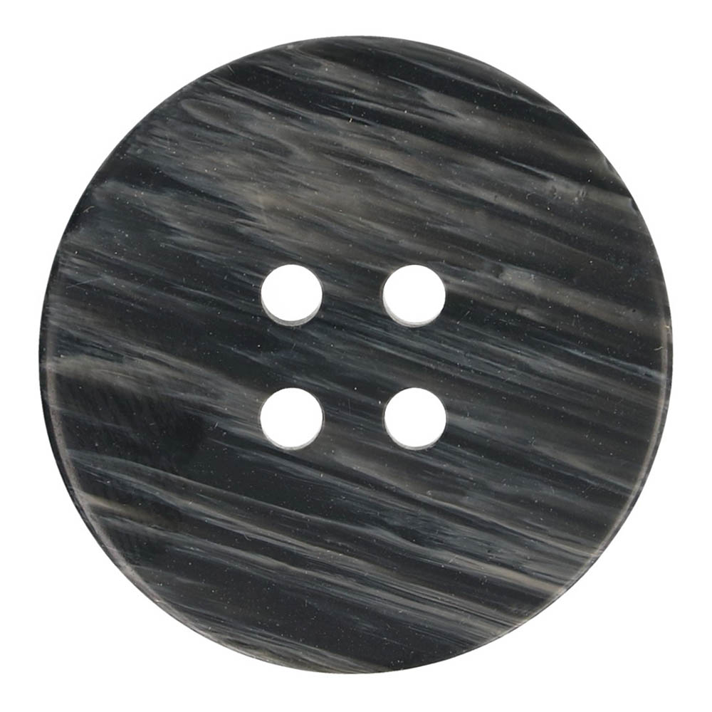 Milward 4-hole button round 38mm black - 1x2pcs