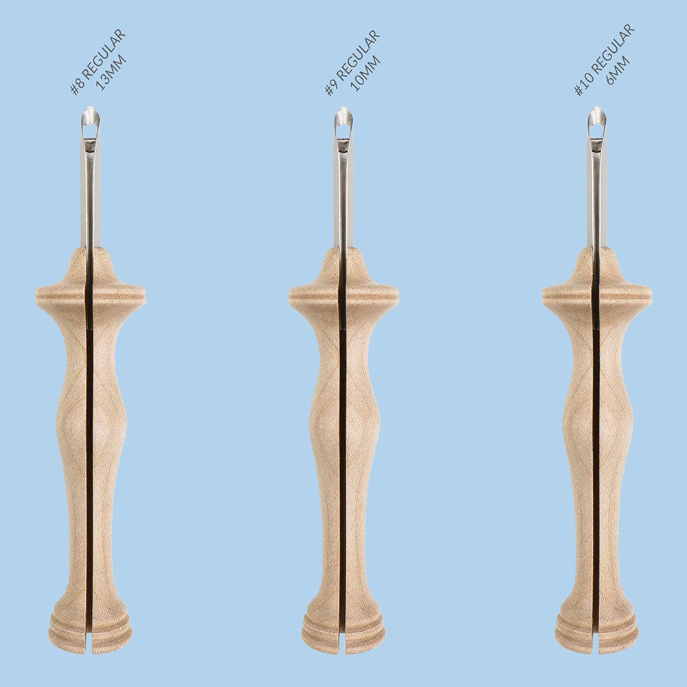 Oxford Punchnaald regular Natural Wood maat 8-10 - 1st