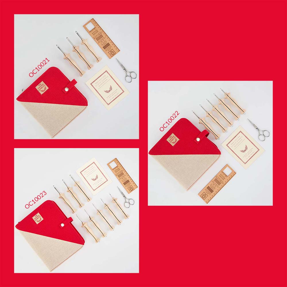 Oxford Punchnaald set Natural Wood maat 8-14 -1st