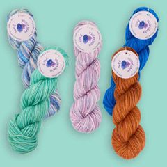 Oxford Violet Jane Worsted variegated 1x113g