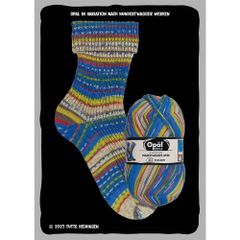 Opal Nach Hundertwasser Editie 4-draads 10x100gr - 4057-422